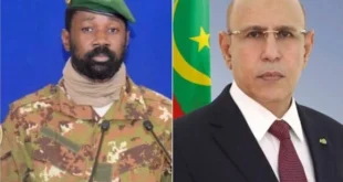 أكد الرئيس محمد ولد الغزواني استعداد موريتانيا الكامل لتقديم الدعم اللازم للرئيس الانتقالي المالي، العقيد عاصيمي غويتا، في ظل الأزمة الإنسانية التي تمر بها جمهورية مالي نتيجة الفيضانات الأخيرة.